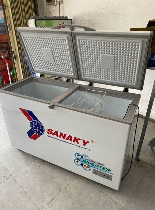 Thanh Lý Tủ Đông Cũ Sanaky 400 lít inverter VH-4099A3